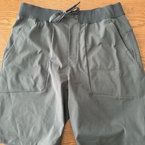 Lululemon charcoal blue workout shorts. No Liner.Worn once.Great pair of shorts!